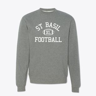St Basil/visitation Parish Classic Football Crewneck Sweatshirt