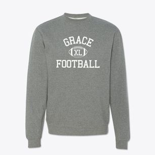 Grace Church School Classic Football Crewneck Sweatshirt