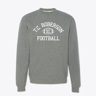 T.c. Roberson High School Classic Football Crewneck Sweatshirt