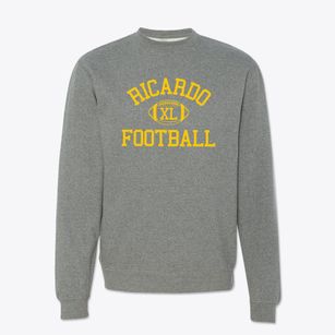 Ricardo School Classic Football Crewneck Sweatshirt