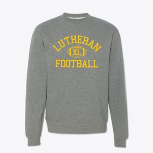 Lutheran High School Classic Football Crewneck Sweatshirt