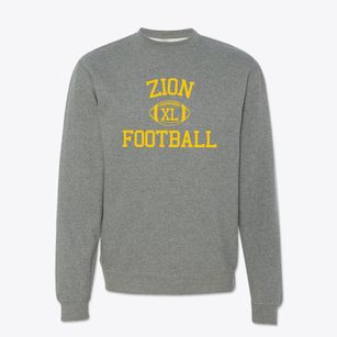 Zion Lutheran School Classic Football Crewneck Sweatshirt