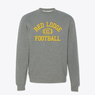 Red Lodge High School Classic Football Crewneck Sweatshirt