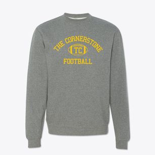 The Cornerstone School Classic Football Crewneck Sweatshirt