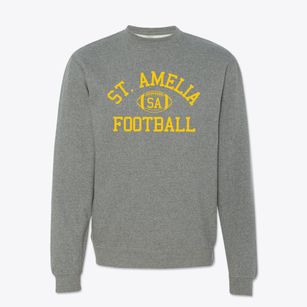 Saint Amelia School Classic Football Crewneck Sweatshirt