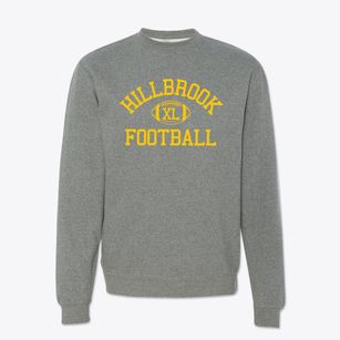 Hillbrook School Classic Football Crewneck Sweatshirt