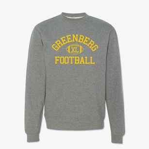 Greenberg High School Classic Football Crewneck Sweatshirt