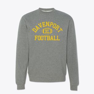 Davenport High School Classic Football Crewneck Sweatshirt