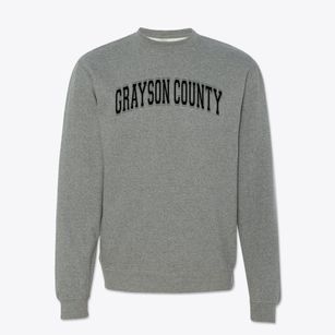 Grayson County Learning Center Varsity Arch Crewneck Sweatshirt