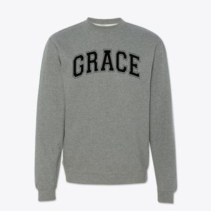 Grace Christian School Varsity Arch Crewneck Sweatshirt