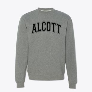 Alcott Elementary School Varsity Arch Crewneck Sweatshirt