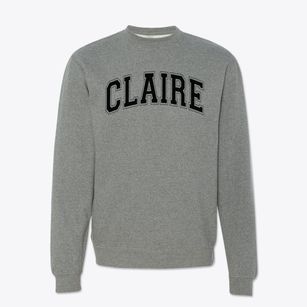 Claire Lilienthal Alternative Elementary Varsity Arch Crewneck Sweatshirt
