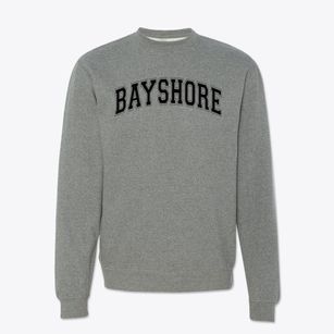Bayshore Elementary School Varsity Arch Crewneck Sweatshirt