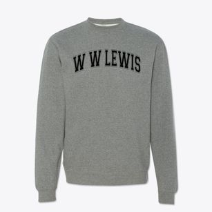 W W Lewis Middle School Varsity Arch Crewneck Sweatshirt