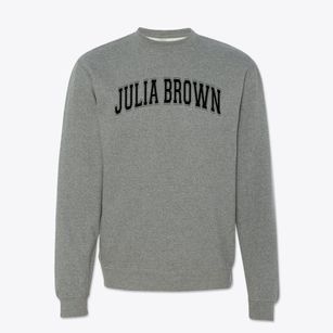 Julia Brown Montessori School Varsity Arch Crewneck Sweatshirt