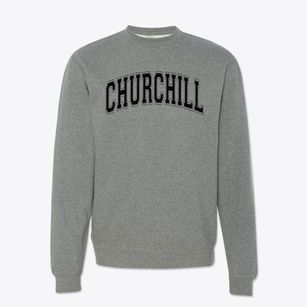Churchill Junior High School Varsity Arch Crewneck Sweatshirt