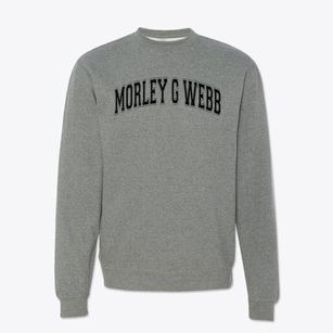 Morley G Webb Elementary School Varsity Arch Crewneck Sweatshirt