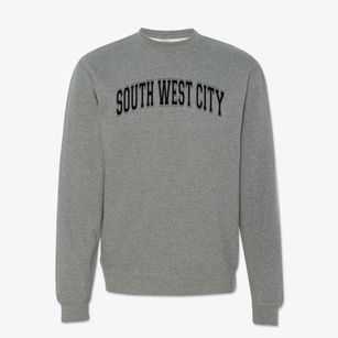 South West City Elementary School Varsity Arch Crewneck Sweatshirt