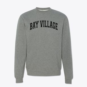 Bay Village Montessori School Varsity Arch Crewneck Sweatshirt