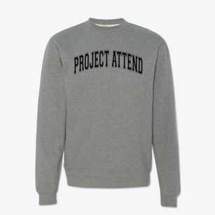 Project Attend Varsity Arch Crewneck Sweatshirt