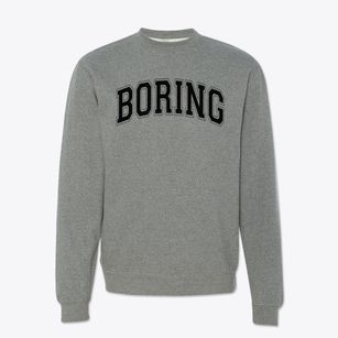 Boring Middle School Varsity Arch Crewneck Sweatshirt
