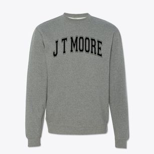 J T Moore Middle School Varsity Arch Crewneck Sweatshirt
