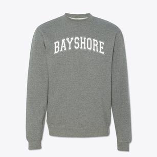 Bayshore Elementary School Varsity Arch Crewneck Sweatshirt