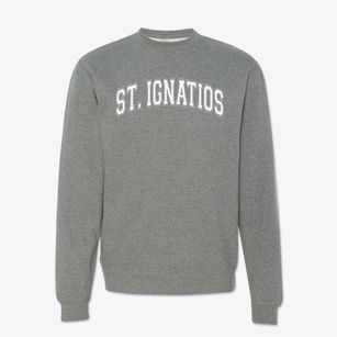 St Ignatios Of Antioch Parish Varsity Arch Crewneck Sweatshirt