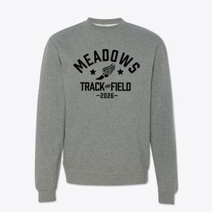 Meadows Elementary School Track and Field Crewneck Sweatshirt