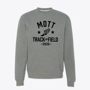 Mott Elementary School Track and Field Crewneck Sweatshirt
