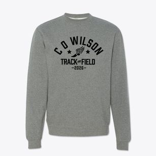 C O Wilson Middle School Track and Field Crewneck Sweatshirt