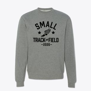 Small Middle School Track and Field Crewneck Sweatshirt