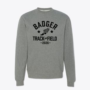Badger Elementary School Track and Field Crewneck Sweatshirt