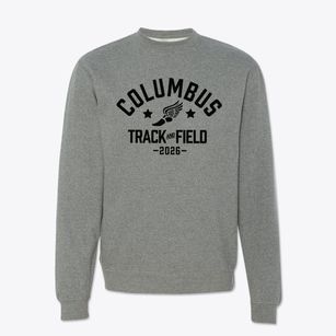 Columbus High School Track and Field Crewneck Sweatshirt