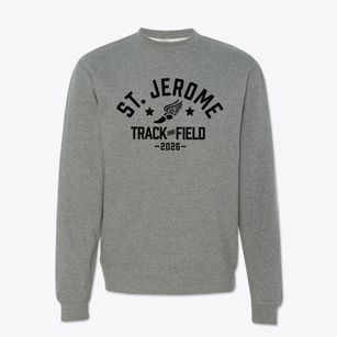 Saint Jerome School Track and Field Crewneck Sweatshirt