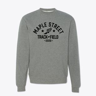 Maple Street School Track and Field Crewneck Sweatshirt