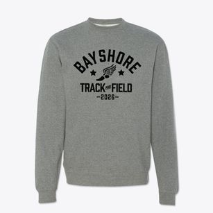 Bayshore Elementary School Track and Field Crewneck Sweatshirt