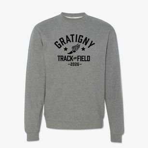 Gratigny Elementary School Track and Field Crewneck Sweatshirt