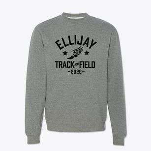 Ellijay Elementary School Track and Field Crewneck Sweatshirt