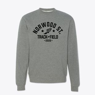Norwood St. Track and Field Crewneck Sweatshirt