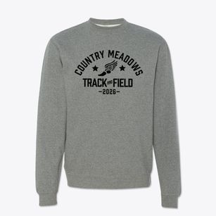 Country Meadows Elementary School Track and Field Crewneck Sweatshirt
