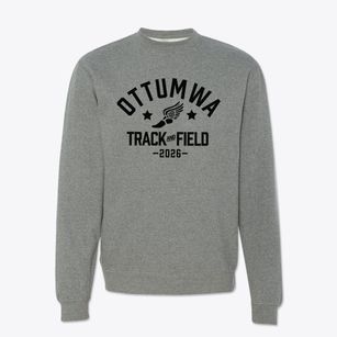 Ottumwa High School Track and Field Crewneck Sweatshirt