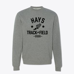 Hays Middle School Track and Field Crewneck Sweatshirt