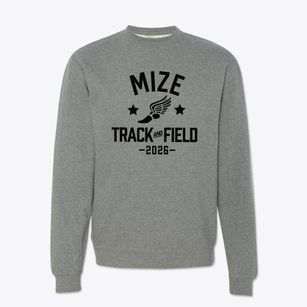 Mize Elementary School Track and Field Crewneck Sweatshirt