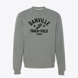 Danville High School Track and Field Crewneck Sweatshirt