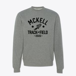 Mckell Middle School Track and Field Crewneck Sweatshirt