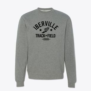 Iberville Elementary School Track and Field Crewneck Sweatshirt