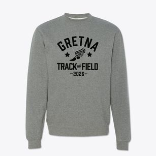 Gretna Junior High School Track and Field Crewneck Sweatshirt