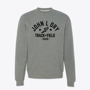 John L Ory Elementary School Track and Field Crewneck Sweatshirt