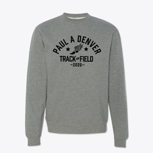 Paul A Denver Elementary School Track and Field Crewneck Sweatshirt
